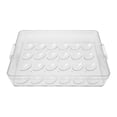 thumbnail image 2 of Egg Holder, Easy To Use Egg Tray Strong Stable  For Refrigerator, 2 of 8