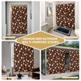 thumbnail image 5 of White Pumpkins Fall Shower Curtain - Water Repellent Fabric Shower Curtains Washable, Thanksgiving Maple Leaves Brown Decorative Polyester Cloth Bathroom Curtains Modern Bath Decor 36"x72", 5 of 8