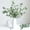Green-4Pcs, variant on 4 Pcs Faux Greenery Stems, 30" Artificial Branches for Vase Realistic Eucalyptus Branches Fake Plants Ficus Twig for Office Home Decorations