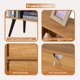 thumbnail image 5 of Yeshouse organizador de almacenamiento de 10 cubos con patas, estantería cúbica moderna independiente de 3 niveles, ideal para dormitorio, sala, oficina o exhibición de libros y objetos, 5 of 7