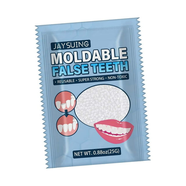 de reparación temporal de de 20G, reparación temporal de Falseteeth Dentadura postiza moldeable Espacios de Pegamento Yuyangstore perlas de reparación de dientes