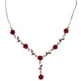 thumbnail image 1 of Collier Ras du Cou Vintage - Collier Charme Fleur de Rose Collier Clavicule, 1 of 10
