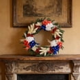 thumbnail image 7 of Patriotic Wreath for Front Door Decor, American Flag Wreath, Memorial Day Wreath, 4th of July Wreath, Veterans Day Wreath, Patriotic Decorations, Outdoor Indoor Wreath, Patriotic Front Door Wreath, 7 of 7