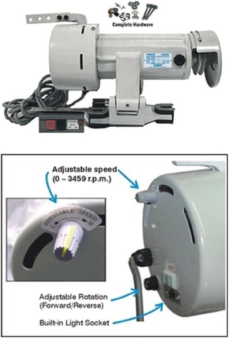 Juki DDL-5550 LockStitch Industrial Sewing Machine Table,servo Motor,lamp,Made in Japan DIY