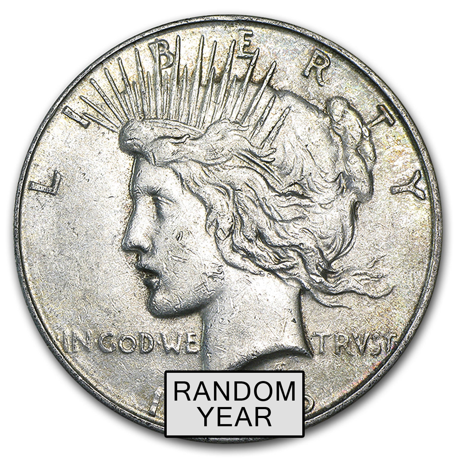 Silver Peace Dollars VG-XF Random Year, 1921-1935 Roll of 20 