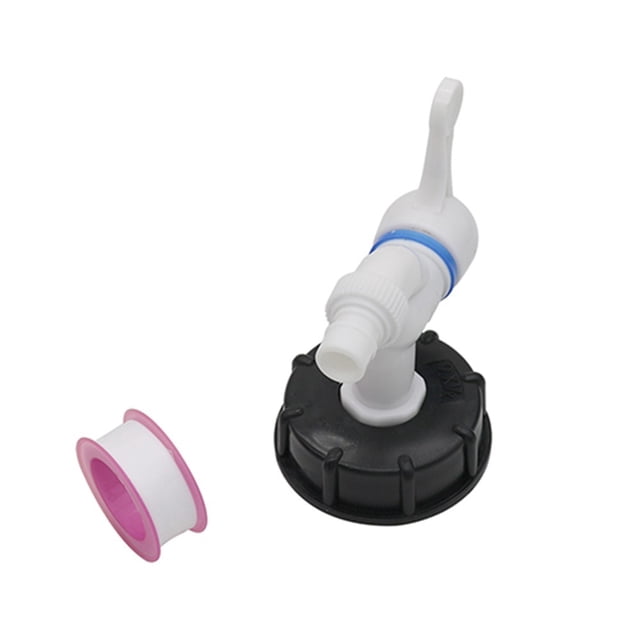 1/2" 3/4" 1" Female Thread to 60mm Female Thread IBC Tank Connector Valve Faucet Adapter Garden Irrigation Pipe Connection Tools ,Leak-Proof