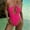 !Hot Pink, variant on TEVEQ One Swimsuit for Women Neck Swimwear Cut Out Bathing Suit One Piece Swimsuit Women Tummy Control Slimming Cheeky Modest 2025 Trendy Swim Suits for Women 2025 Bathing Suit for Women One Piece