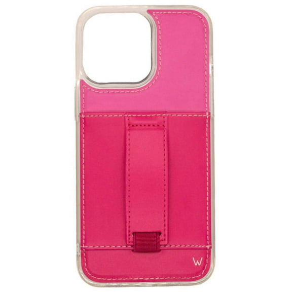 Walli Cases Strawberry Margarita by Meaghan Mattei Phone Case for iPhone 15 with Wallet, Kickstand, and Finger Strap