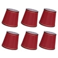 thumbnail image 4 of Lampshade, Wall Lamp Shade 6Pcs Modern Simple Style Durable  For Table Lamp For Floor Light Dark Green PX198,Wine Red PX43, 4 of 8