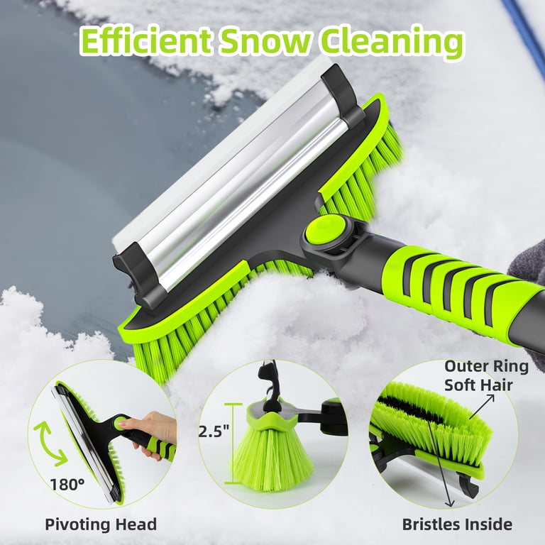Extendable Ice Scraper and Snow Brush, 43 Inches photo 3