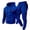 Blue&05^0612R, variant on Mens 2 Piece Sweatsuit Fleece Long Sleeve Hoodie Sweatshirt Joggers Sweatpants Set Winter Warm Sports Mens Track Suit XXL