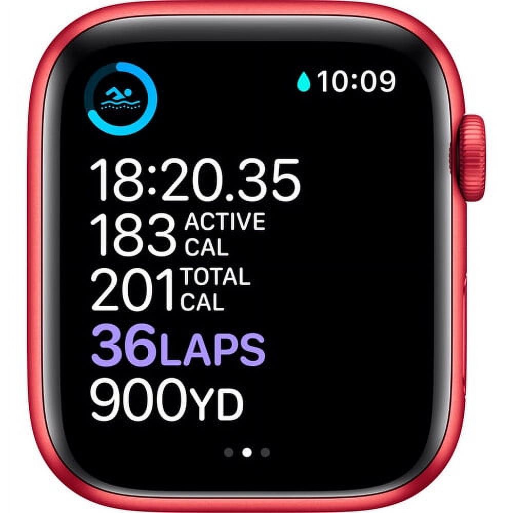 Apple Watch Series 6 GPS, 44mm PRODUCT(RED) Aluminum Case with PRODUCT(RED) Sport Band - Regular - image 4 of 4