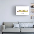 thumbnail image 3 of Marlene Watson 'St Paul Minnesota Skyline' Canvas Art, 3 of 3