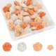 thumbnail image 1 of 40 grapas de resina con forma de flor de rosa, color naranja, alfileres, grapas para tarjetas de oficina, fotos, notas adhesivas, 1 of 5