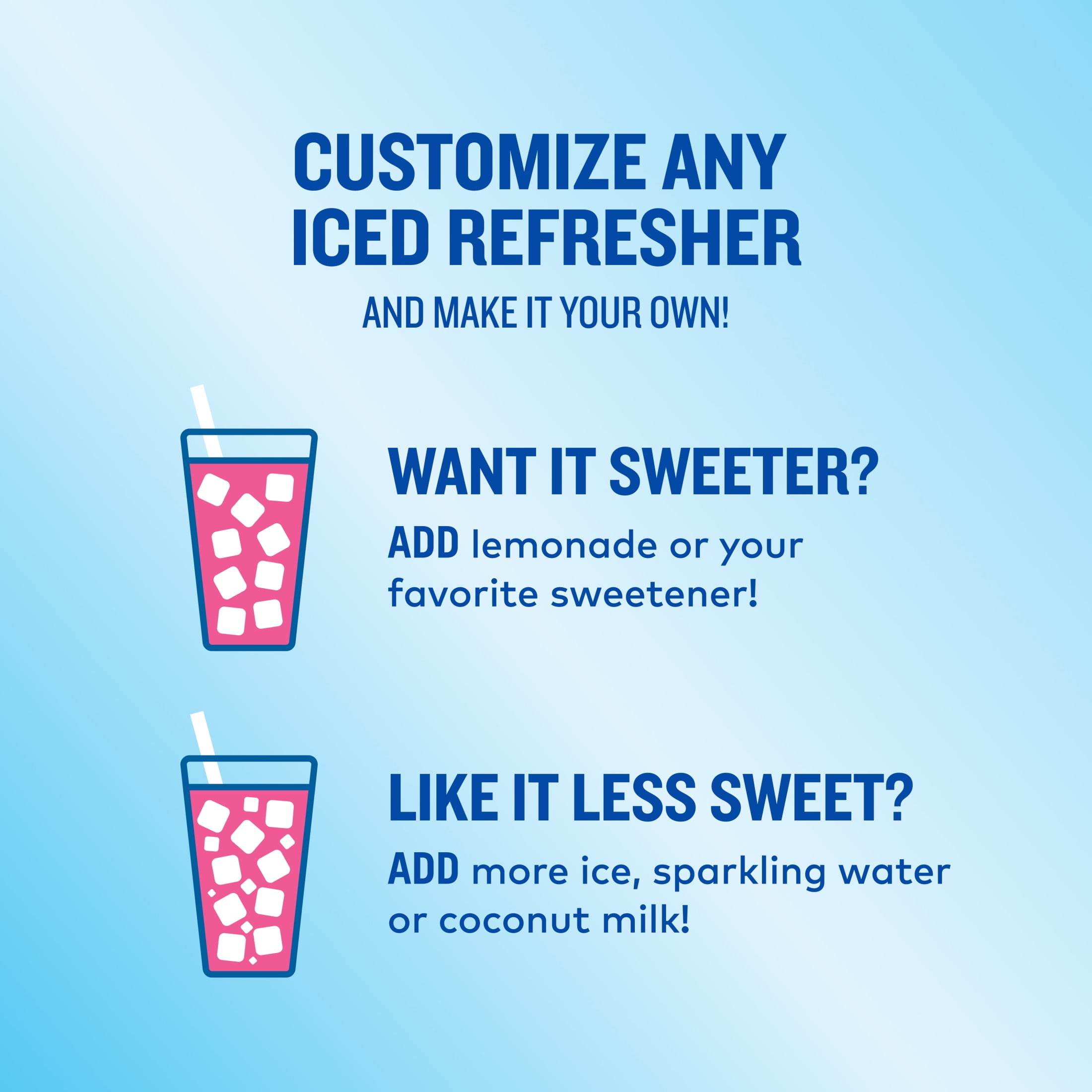 The Original Donut Shop, Iced Refreshers Strawberry Açaí Flavor K-Cup Pods, 10 Count