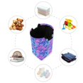 thumbnail image 7 of Yayeee Freestanding Laundry Hamper with Handle Collapsible Large Storage Basket for Clothes, Purple Starfish Pattern, 7 of 7