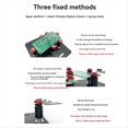 thumbnail image 3 of 4 Piezas de FijacióN Universal para PCB con Pasadores MagnéTicos y Ranuras de SujecióN Fija para ReparacióN de FabricacióN ElectróNica y Soldadura de Placas de Circuito., 3 of 5