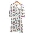 thumbnail image 4 of Neokawaii Robe à Encolure Carrée Imprimé Mignon Robe de Plage Élégante, 4 of 5