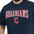 thumbnail image 5 of Men's G-III Sports by Carl Banks Navy Cleveland Guardians Adaptive Classic Team Spirit T-Shirt, 5 of 6