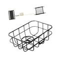 thumbnail image 3 of Cesta delantera para bicicleta, porta mascotas, cesta para verduras, portabilidad desmontable Tornillos negros, 3 of 8