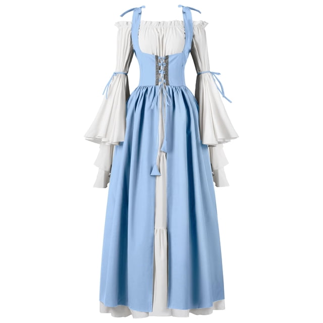 Costume Spooktacular Creations Renaissance para mujer, azul claro