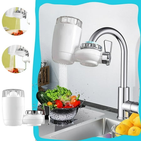 

Faucet Mount Filter System Complete Faucet Mount Faucet For Kitchen Sink Water Filter System For Tap Water Reduces 99% Of Lmpurities Crisp Great-Tasting Filtered Water White