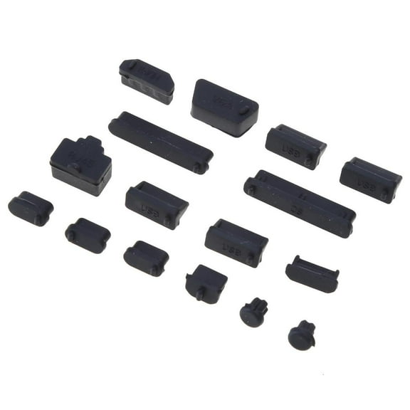 SDFGTstore 13PCS Anti-Dust Plugs Soft Silicone Data Port USB Protector Set Laptop Dus