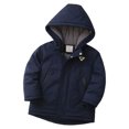 thumbnail image 4 of WRKEKC Kids Puffer Jacket Multi Cargo Pocket Hooded Full Zip Fleece Lined Thick Warm Long Sleeve Outdoor Outer Coats for 4-14 Years, 4 of 6