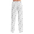 thumbnail image 6 of White Womens Halloween Pants Spooky Season, Cozy, Fleece, Cute, Warm, Loose, Fall Pajama Pants, Sleepwear, Pjs Pants, High Waisted, Comfy, Winter Clothes L, 6 of 6