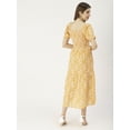 thumbnail image 2 of Moomaya Printed Viscose Rayon Summer Dress, Square Neck Smocked Long Dress, 2 of 8