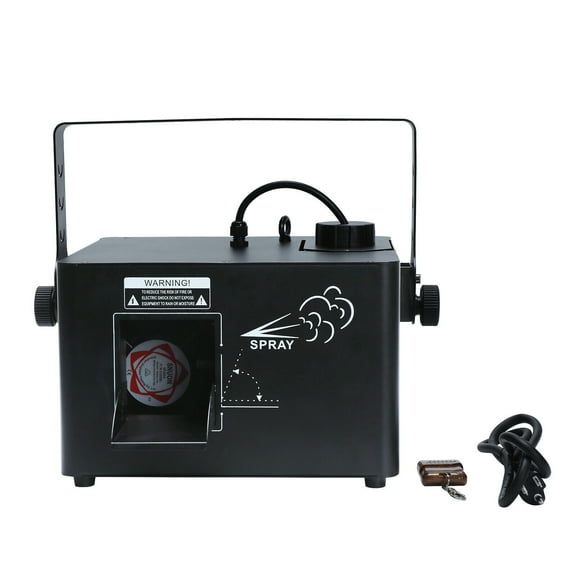 Miumaeov 1500W Low Profile Hazer Smoke Fog Machine Theater DJ Disco Stage Effect DMX/ Manual/ Remote Control