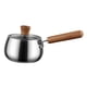 thumbnail image 5 of Cacerola con tapa Olla para sopa Olla de leche de acero inoxidable Utensilios de cocina Multifuncional Color de la madera, 5 of 9