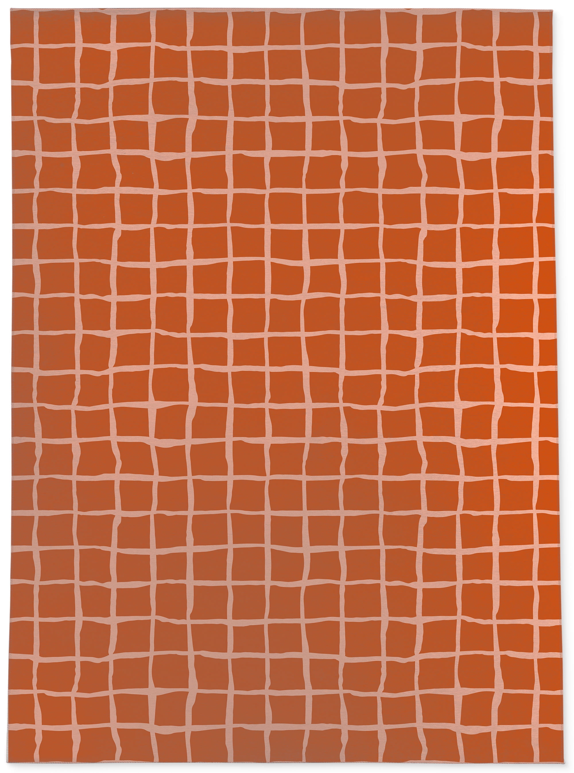 GRID IRON TERRACOTTA Outdoor Rug By Kavka Designs