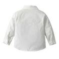 thumbnail image 5 of Boys' Button Down Shirts Boys Formal Outfit White Dress Shirt for Boys Boy Uniform Shirts Boys Girls Fashion, 5 of 5