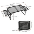 thumbnail image 4 of Lixada Folding Camping Table Picnic Cooking Station Food Prep Table, 4 of 7