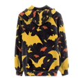 thumbnail image 4 of Renewold Oversized Web Bats Full-Zip Hoodies for Women Novelty Graphic Drawstring Long Sleeve Sweatshirts Size L Casual Crewneck Zipper Jacket,Halloween Day, 4 of 6