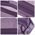thumbnail image 3 of Unique Bargains 1 Pc Lightweight Square Mesh Makeup Bag for Business Travel Nylon Purple, 3 of 6