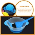 thumbnail image 4 of EXHUMKY 1Set Hair Dye Brush and Bowl Set with Flexible Bristles and Nonskid Design for Precise Application, 4 of 8