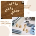 thumbnail image 4 of unbranded 100Ud Insertos Heat De Para Carcasas Plásticas Y Proyectos DIY, 4 of 8
