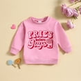 thumbnail image 2 of Utlike Girls Shirt Solid Long Sleeve Fall Winter Warm Hooded Tops Clothes Regular Fit Tee Size 6 Months-12 Months Red, 2 of 6