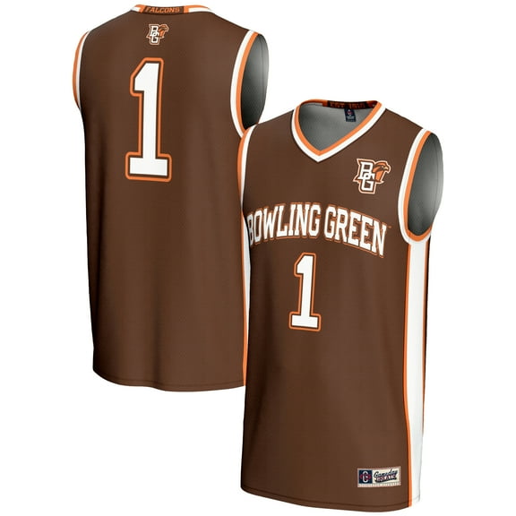 Male GameDay Greats #1  Brown Bowling Green St. Falcons  Lightweight Basketball Jersey