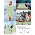 thumbnail image 5 of Sage Green Beach Towels Oversized Super Absorbent, Grid Checkered Plaid Gingham Lattice Trellis Lightweight Bath Towel Quick Dry Sets For Bathroom/Pool/Rv Camping/Beach Play/Gym Room/Picnic 31"x62", 5 of 8