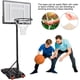 thumbnail image 3 of Canasta Baloncesto Infantil Ajustable 155-210CM, Canasta de Basquetbol móvil con ruedas y base rellenable esquí esquí Gafas de esquí, 3 of 5