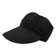 thumbnail image 3 of Duoif Women's Upf 50+ Sun Hat, Lightweight Foldable Hat with Ponytail Hole, Breathable Sport Cap for Travel, Hiking & Beach Black, 3 of 8