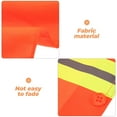thumbnail image 3 of HEANUJJ High Visibility Orange Safety Vest with Reflective Strips and Multiple Tool Pockets for Work and Outdoor Use, 3 of 8