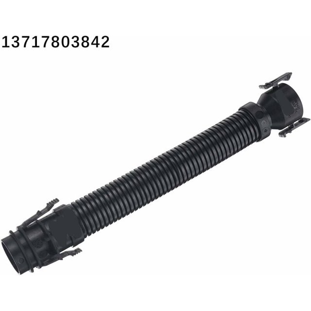 Manguera de filtro de aire de admisión - 13717810772 13717803842 para E81 E90 E91 E60, B-MW 1 3 4 5 6 7 X1 X3 X4 X5 X6 (negro)