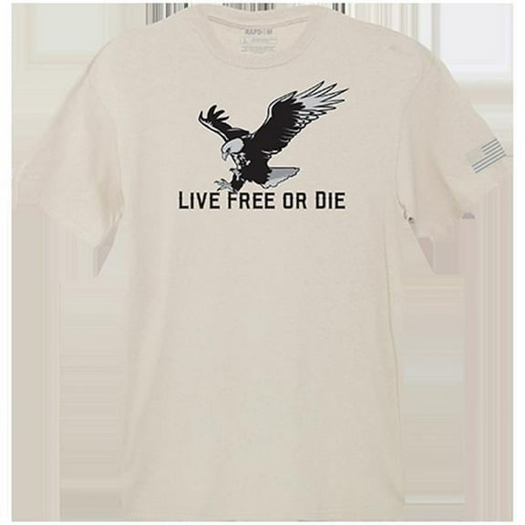 Live Free Tactical Graphic T-shirt, Sand - Large