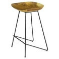 thumbnail image 2 of Home Square 26" Wood Counter Stool in Natural/Black Rust - Set of 3, 2 of 8