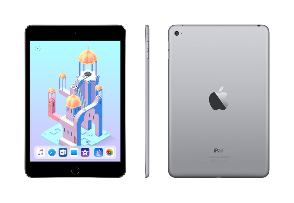Apple iPad mini 4 Wi-Fi 128GB Gold - Walmart.com
