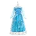 thumbnail image 3 of Disfraz de Elsa y Reina de las Nieves para niñas de Disney, disfraz de fiesta de carnaval, vestido de fiesta de graduación, ropa para niños, vestido de princesa Frozen, 3 of 5